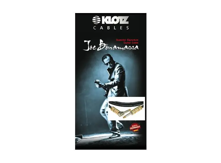 Klotz Joe Bonamassa sign jack/vinkeljack 6 m 